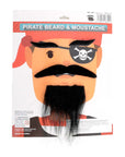 Party Pirate Moustache Beard Eyebrows Kit