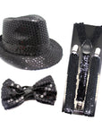 70s Disco Costume Accessory Set (Black)