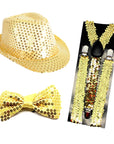 70s Disco Costume Accessory Set (Gold)