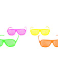 Shutter Shades Party Glasses (4pk)