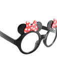 Mouse with Bow Party Glasses