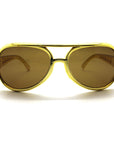 Metallic Bronze Elvis Party Glasses