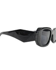 Black Geometric Party Glasses
