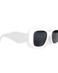 White Geometric Party Glasses