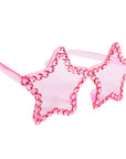 Pink Diamanté Star Party Glasses