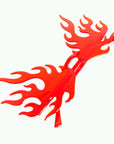 Red Flame Perspex Party Glasses