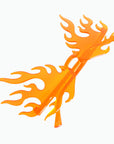 Orange Flame Perspex Party Glasses
