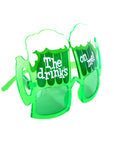 The Drinks On Me" Green Beer Party Glasses