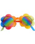 Rainbow Daisy Party Glasses with Mirror Lens