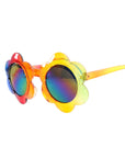 Rainbow Daisy Party Glasses with Mirror Lens