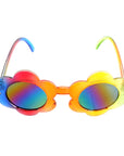 Rainbow Daisy Party Glasses with Mirror Lens
