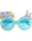 Happy Birthday Party Hat Glasses (Mixed Colours)