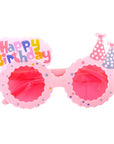 Happy Birthday Party Hat Glasses (Mixed Colours)
