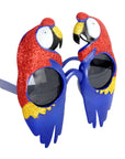 Glitter Parrot Party Glasses