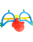 Clown Party Glasses with Red Rubber Nose