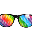 Wayfarer Party Glasses (Rainbow Stripe)