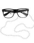 Grandma Glasses with Pearl Chain