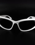 White Wrap Sci-Fi Spy Glasses