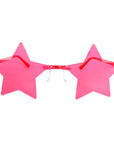 Hot Pink Star Perspex Party Glasses