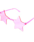 Light Pink Star Perspex Party Glasses