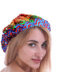 Sequin Beret Hat (Rainbow)