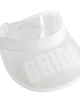 Bride Perspex Visor White Rim (Clear)