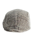 Vintage Old Man Flat Cap (Brown Check)