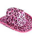Animal Cowboy Hat (Pink Leopard)