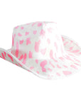 Animal Cowboy Hat (Pink Cow Spots)