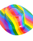 Rainbow Cowboy Hat (Plastic) 6pk or 12pk