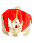 Royal King Hat (Red and Gold)