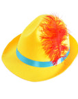 Wooden Boy Yellow Trilby Hat