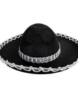 Small Mexican Sombrero Hat (Silver Rim)