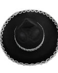 Small Mexican Sombrero Hat (Silver Rim)