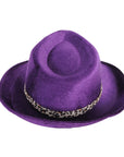 Purple Velvet Pimp Hat