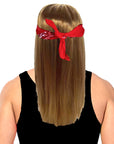 Ginger Rockstar Wig with Red Bandana