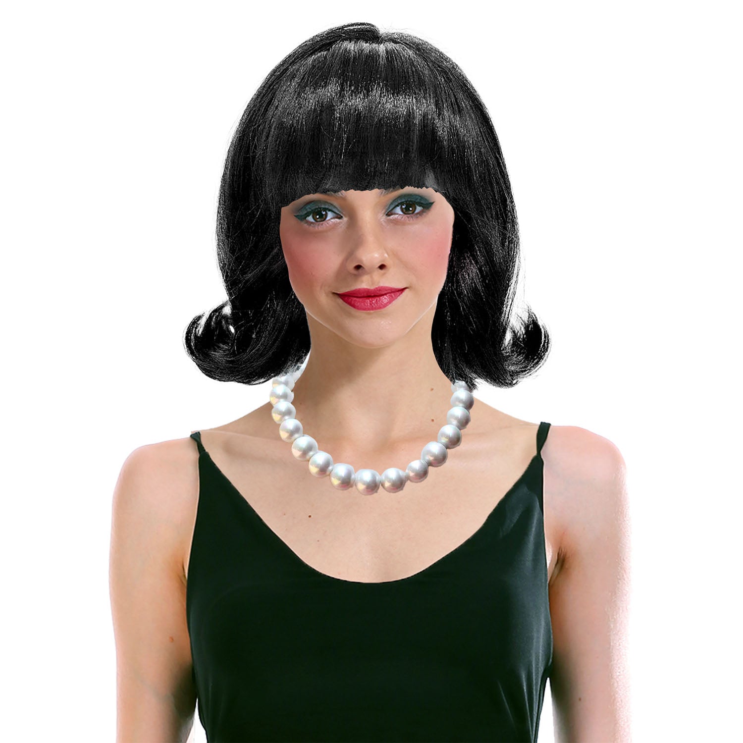 50s Vintage Retro Bob Wig (Black)