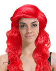 Long Mermaid Wig (Red)