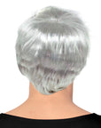 Men's Light Grey Short Wig