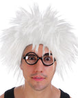 Spiky White Wig