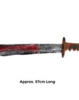Bloody Machete Knife Prop