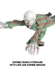 Animated Crawling Zombie Man