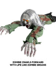 Animated Crawling Zombie Lady