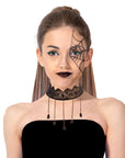 Dark Lace Choker Accessory
