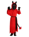 Children Red Devil Boy Costume