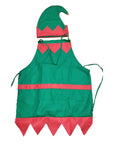 Christmas Elf Hat and Apron Set