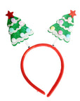 Glitter Twin Christmas Tree Headband