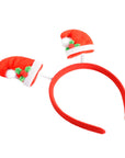 Twin Santa Hat Christmas Headband