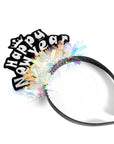 Happy New Year Iridescent Tinsel Headband