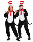 Adult Silly Black Cat Jumpsuit Costume